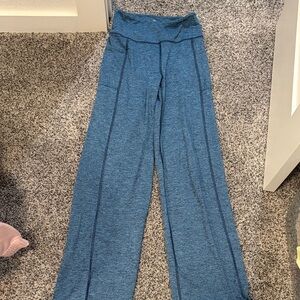 Lilly Pulitzer Galia Blue Wide-Leg Yoga Pants XXS
